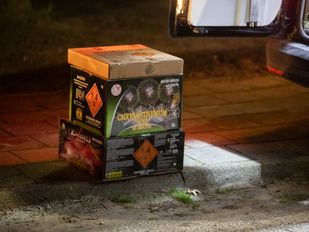Vuurwerk Monseigneur Ariënsstraat Hoogerheide
