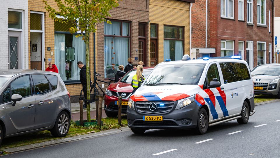 scooter rijd door na ongeval