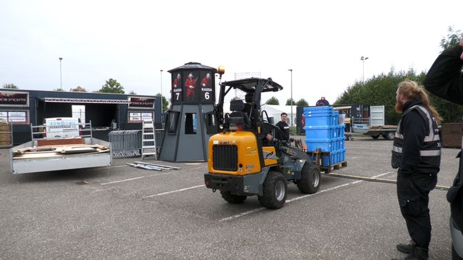 Het terrein wordt klaargestoomd voor aankomend weekend (Foto: ZuidWest Update).