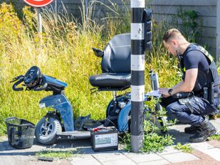 ongeluk scootmobiel Bergen op Zoom