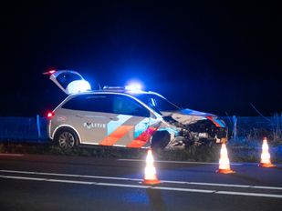 Ongeval Zeelandweg-Oost De Heen politieauto