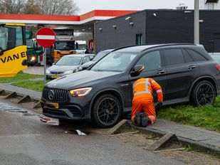 ongeval A58 tankstation Bergen op Zoom Roosendaal