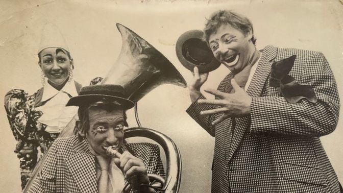 Joop Teuteberg als clown Gino (2)