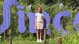 Jeugdburgemeester Eline bij Vincents Labyrint.