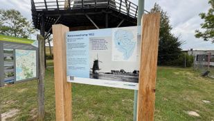 Informatiepaneel Watersnoodramp Nieuw-Vossemeer