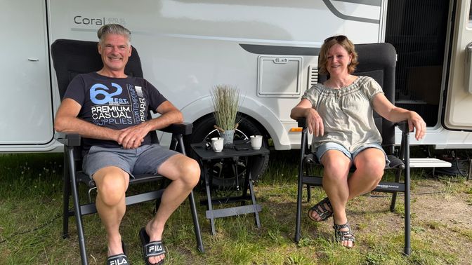 Peter en José zijn speciaal vanuit Duitsland naar Etten-Leur gekomen voor de kermis.