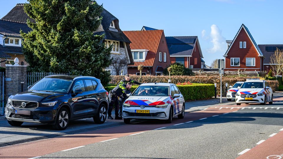 Politie&shy;achtervolging eindigt in Bosschenhoofd, bestuurder aangehouden