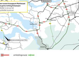 Wegafsluiting A4 Markiezaten