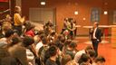 Leerlingen ’t Rijks debatteren met politieke partijen