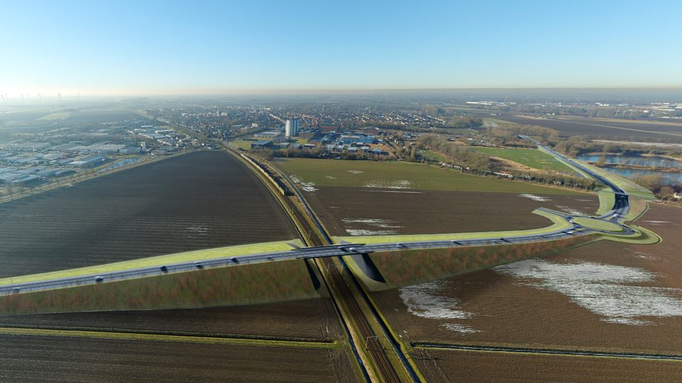 Werkzaamheden van nieuwe randweg in Zevenbergen lopen uit