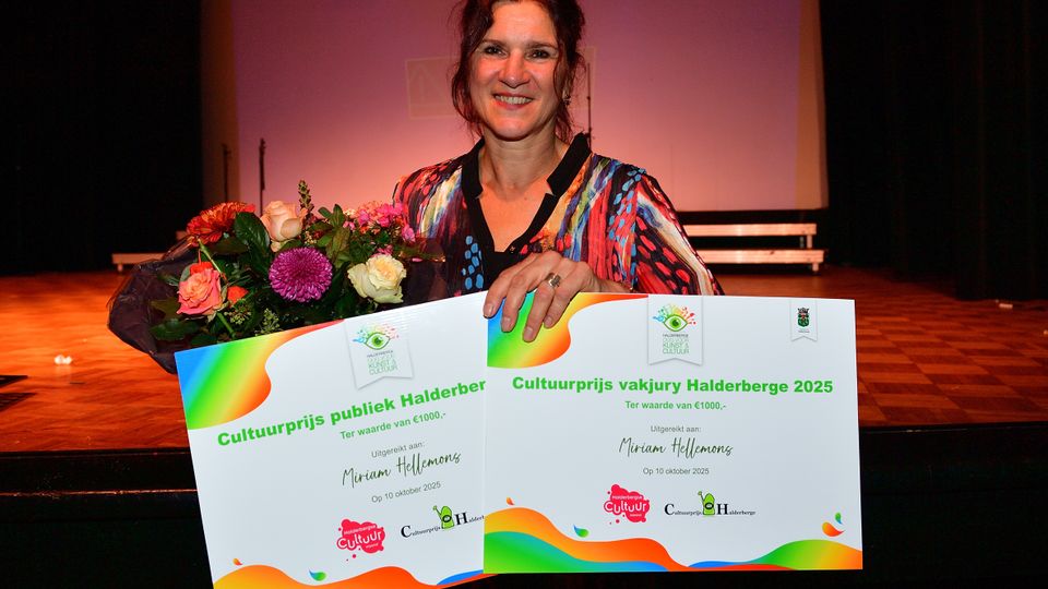 Cultuurprijs Halderberge Miriam Hellemons