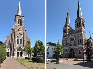Lambertuskerk en Petruskerk in Etten-Leur.