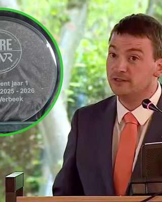 Roosendaalse fractievoorzitter Martijn Verbeek blinkt uit in gemeenteraad én collegezaal