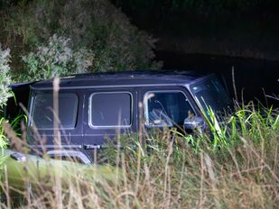 Achtervolging op snelweg eindigt in sloot bij Noordhoek