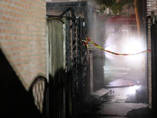 Brand schuur Oostene Steenbergen