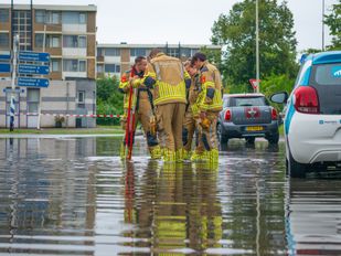 wateroverlast regen Bergen op Zoom