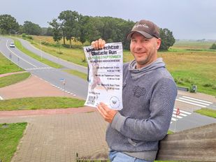 Pascal Brugman (foto) organiseert de Woensdrechtse Obstacle Run samen met Wouter Troost.