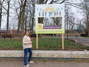 wethouder Judith Kuijpers doorkijkbord Zundert2040 Rijsbergen