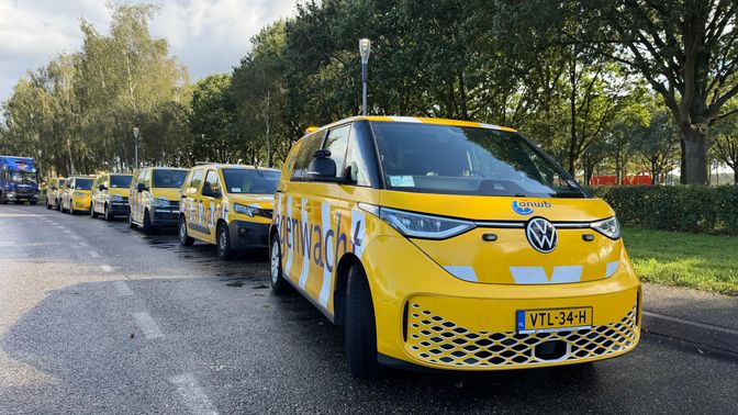 Twee uur legde de ANWB donderdagmiddag de werkzaamheden neer.
