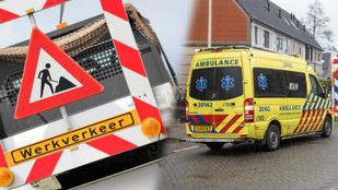 wegafsluiting hulpdiensten ambulance brandweer