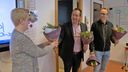 Bloemen voor juffen en meesters van De Dobbelsteen
