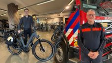 Fietsenmaker en brandweer