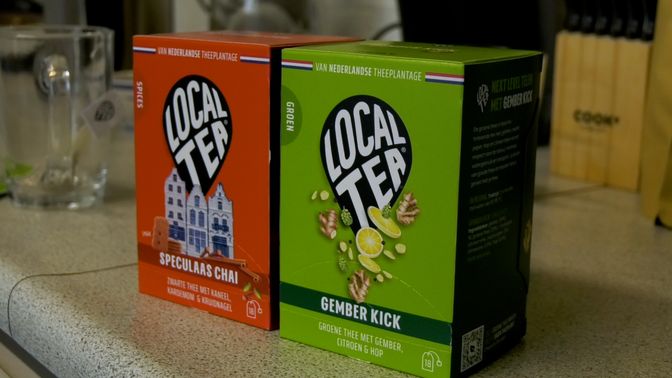 Twee bekende smaken van Local Tea.