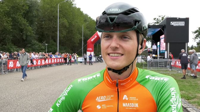 Wielrenner Nino de Jong uit Steenbergen