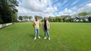 Coen Koevoet en Tim van Geel willen een kantine naast het voetbalveld (Foto: ZuidWest Update)