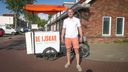 Van zelfgebouwde ijsbakfiets naar bloeiend bedrijf: Benjamin (24) fietst nog elke dag door Bergen op Zoom