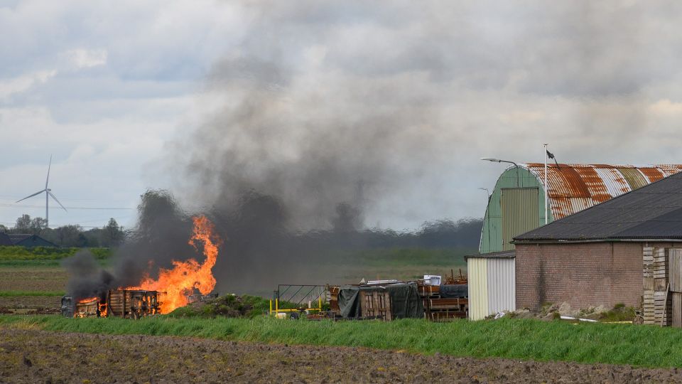 brand Gors in Hoeven