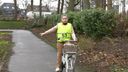 Basisschoolleerlingen overwinnen het verkeersdoolhof in Roosendaal