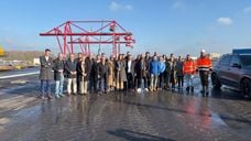 Werkbezoek vanwege verzuumheidsproject Grote Oogst