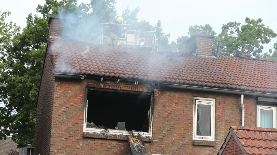 Woning zwaar beschadigd door brand in Roosendaal