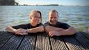 Iris en Jeffrey Deusing in de Binnenschelde