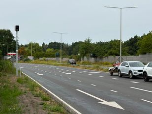 Flitspaal randweg Halsterseweg Bergen op Zoom