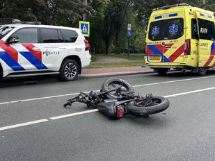 Aanrijding tussen fatbike en politieauto in Etten-Leur
