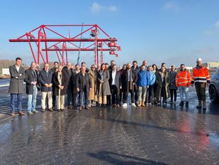 Werkbezoek vanwege verzuumheidsproject Grote Oogst