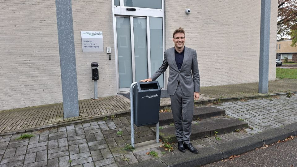 slimme sensoren prullenbakken container Woensdrecht
