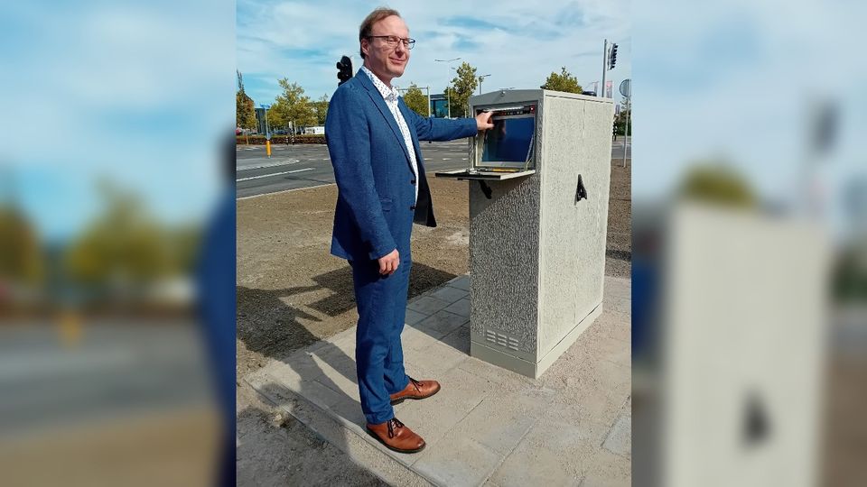 Wethouder Pals stelt kruising in werking