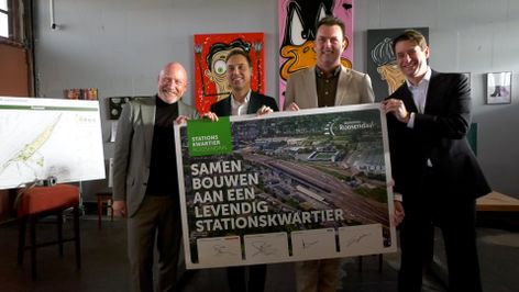 Ondertekenmoment Spoorzone Roosendaal