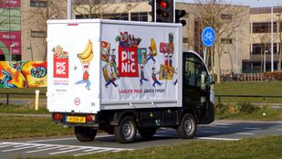 Een van de kleine bezorgautootjes van Picnic