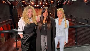 Lisa, Shelley en Amy Vol van OGENE.