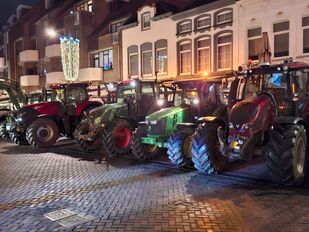 Boeren protest Markt Roosendaal