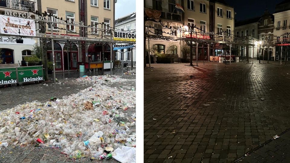 &#8216;Helft minder afval op straat&#8217; na invoering verplichte hardcups Vastenavend
