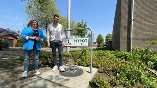 Ondergrondse hondenpoepcontainer in Zundert