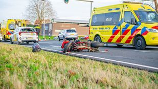ongeluk botsing 112 politie ambulance bergen op zoom randweg motor