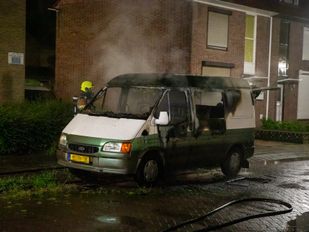Kampeerwagen brand Roosendaal