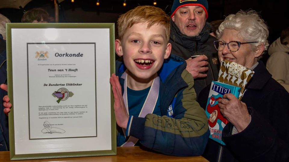 Teun van 't Hooft Zundertse jeugdlintje Uitblinker Zundert