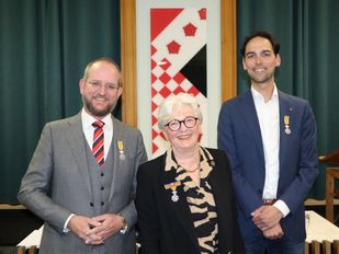 Jeroen van den Beemt (VVD), Yvonne de Beer (RL), Michael Yap (PvdA)